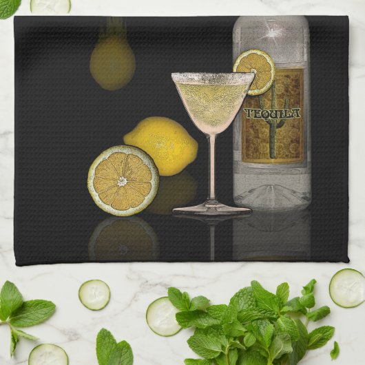 Wenn das Leben Ihnen Zitronen… gibt Geschirrtuch (Gefaltet)