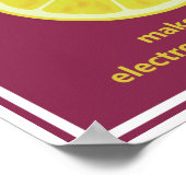 Wenn das Leben Ihnen Zitronen gibt, machen Sie ein Poster (Ecke)