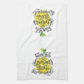 Wenn das Leben Ihnen Zitronen gibt, machen Sie Geschirrtuch (Vertikal)