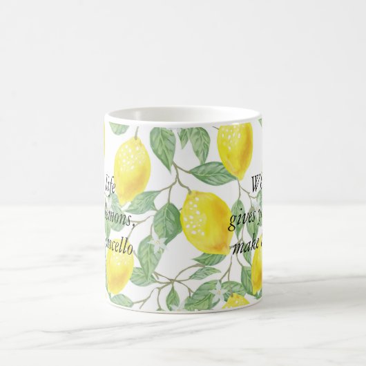Wenn das Leben Ihnen Zitronen gibt, machen Sie Lim Kaffeetasse (Mittel)