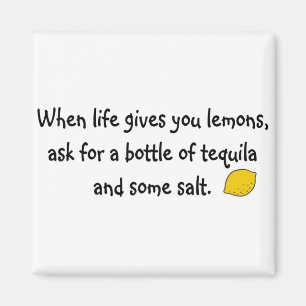 Wenn das Leben Ihnen Zitronen gibt Magnet