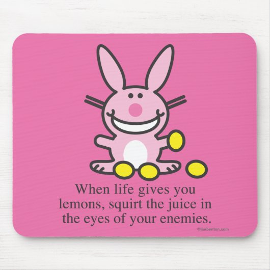 Wenn das Leben Ihnen Zitronen gibt Mousepad (Vorne)