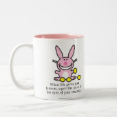 Wenn das Leben Ihnen Zitronen gibt Zweifarbige Tasse (Links)