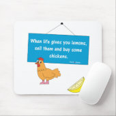 Wenn das Leben Ihnen Zitronen Mousepad gibt (Mit Mouse)