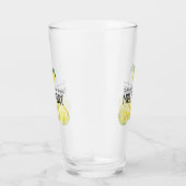 Wenn das Leben Ihnen Zitronen Zitat machen Limonad Glas (Rechts)