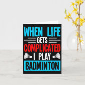 Wenn das Leben kompliziert wird, spiele ich Badmin Karte (Gelbe Blume)