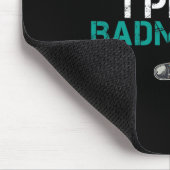 Wenn das Leben kompliziert wird, spiele ich Badmin Mousepad (Ecke)