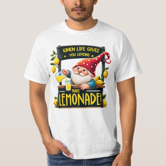 Wenn das Leben Lemon gibt machen Limonade T-Shirt (Vorderseite)