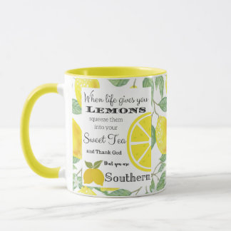 Wenn das Leben Lemons südlichen Spaß gibt Tasse