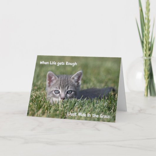 Wenn das Leben rau wird, beachten Sie Ankündigung (Vorderseite)