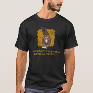 Wenn das Leben regnet, pflücke ich meine norwegisc T-Shirt