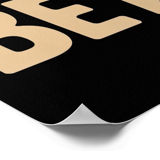 Wenn das Leben regnet, sei ein Bär Poster (Ecke)