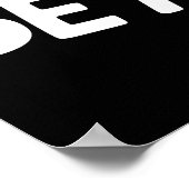 Wenn das Leben regnet, wird es ein Bär Poster (Ecke)