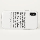Wenn das Leben schwer ist Case-Mate iPhone Hülle (Rückseite (Horizontal))