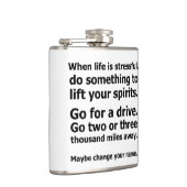 Wenn das Leben schwer ist Flachmann (Rechts)