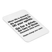 Wenn das Leben schwer ist Magnet (Rechte Seite)