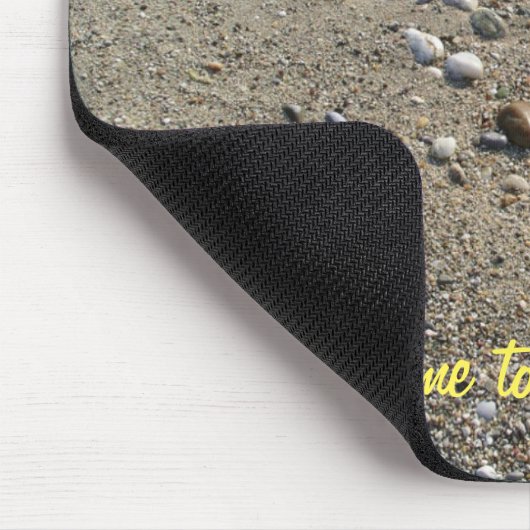 Wenn das Leben schwer wird, ist es Zeit... Mousepa Mousepad (Ecke)