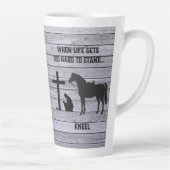 Wenn das Leben schwer wird, knien Milchtasse (Rechts)