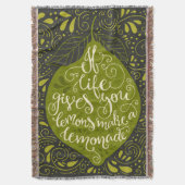 Wenn das Leben Sie gibt, machen Zitronen eine Decke (Vorderseite Vertikal)
