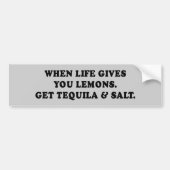 WENN DAS LEBEN SIE GIBT, ZITRONEN - ERHALTEN SIE AUTOAUFKLEBER (Vorne)