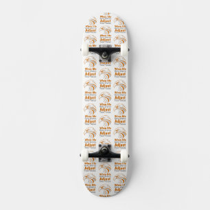 Wenn das Leben verschwommen wird, justiere deinen  Skateboard