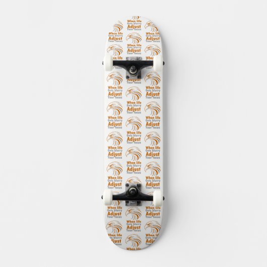 Wenn das Leben verschwommen wird, justiere deinen  Skateboard (Vorderseite)