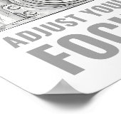 Wenn das Leben verschwommen wird, passen Sie Ihre Poster (Ecke)