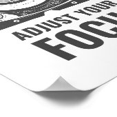 Wenn das Leben verschwommen wird, passen Sie Ihren Poster (Ecke)