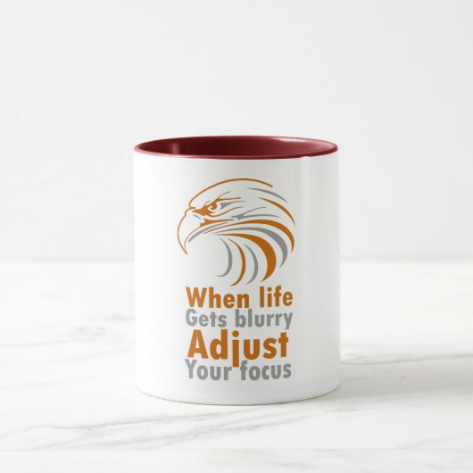 Wenn das Leben verschwommen wird, passen Sie Ihren Tasse (Zentrum)