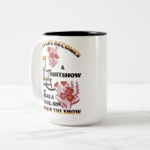 Wenn das Leben wird Zweifarbige Tasse (Vorderseite Links)