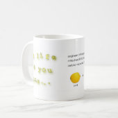 wenn das Leben Zitronen gibt Kaffeetasse (Vorderseite Links)