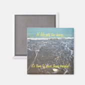 Wenn das Leben zu schwer wird Inspiration Magnet ( (Vorderseite/Rückseite)