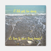 Wenn das Leben zu schwer wird Inspiration Magnet ( (Vorne)