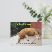 Wenn das Leben zu schwer wird Inspiration Postcard Postkarte (Stehend Vorderseite)