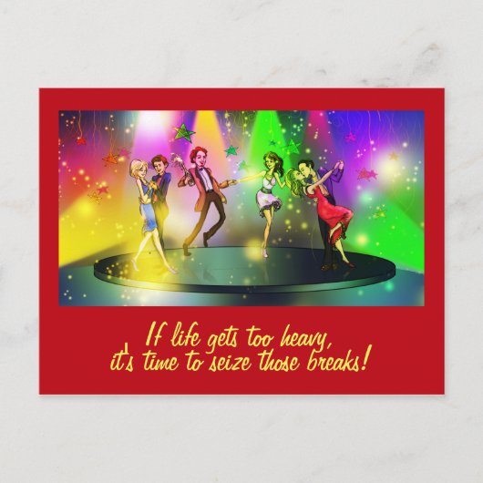 Wenn das Leben zu schwer wird Inspiration Postkart Postkarte (Vorderseite)