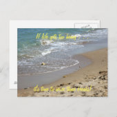 Wenn das Leben zu schwer wird Inspiration Postkart Postkarte (Vorne/Hinten)