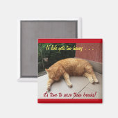 Wenn das Leben zu schwer wird Inspirational Magnet (Vorderseite/Rückseite)