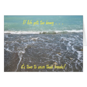 Wenn das Leben zu schwer wird Inspirationskarte (2