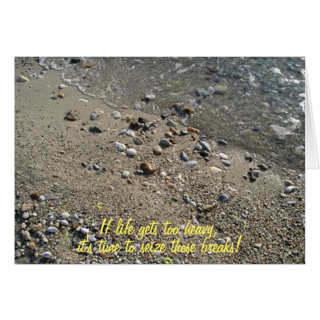 Wenn das Leben zu schwer wird Inspirationskarte (2 (Vorderseite (Horizontal))