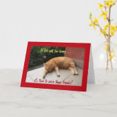 Wenn das Leben zu schwer wird, Inspirationskarte Karte (Gelbe Blume)