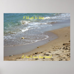Wenn das Leben zu schwer wird Strand (2) Poster