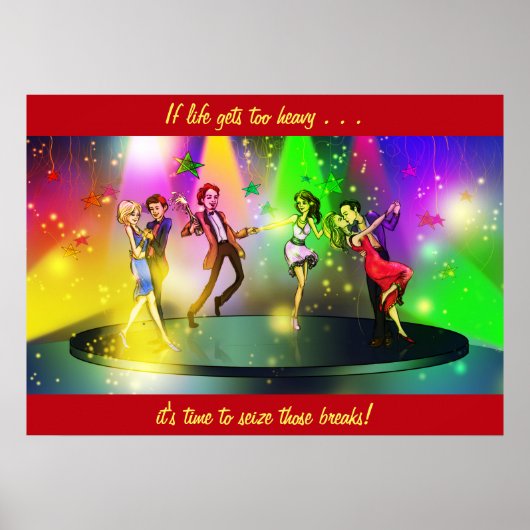 Wenn das Leben zu schwer wird, tanzt Poster (Vorne)