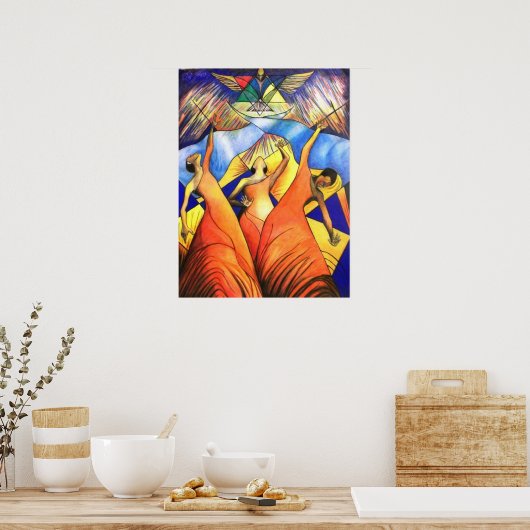 Wenn das Lob aufgeht Poster (Küche)