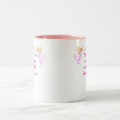 Wenn das schöne eins - Rumi Zweifarbige Tasse (Mittel)