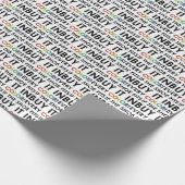 WENN DAS SHOE PASST.. GESCHENKPAPIER (Ecke)