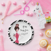 "Wenn das Tiara passt...es tragen!" Pappteller (Party)