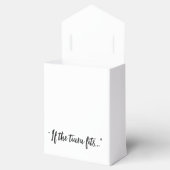 "Wenn das Tiara passt...!" Geschenkschachtel (Geöffnet)