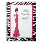 "Wenn das Tiara passt - Trag es!" Notizblock (Vorderseite)