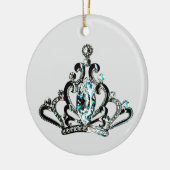 "Wenn das Tiara passt, trage es! Keramik Ornament (Links)