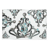 "Wenn das Tiara passt, trage es!" Kissenbezug (Rückseite-Links)